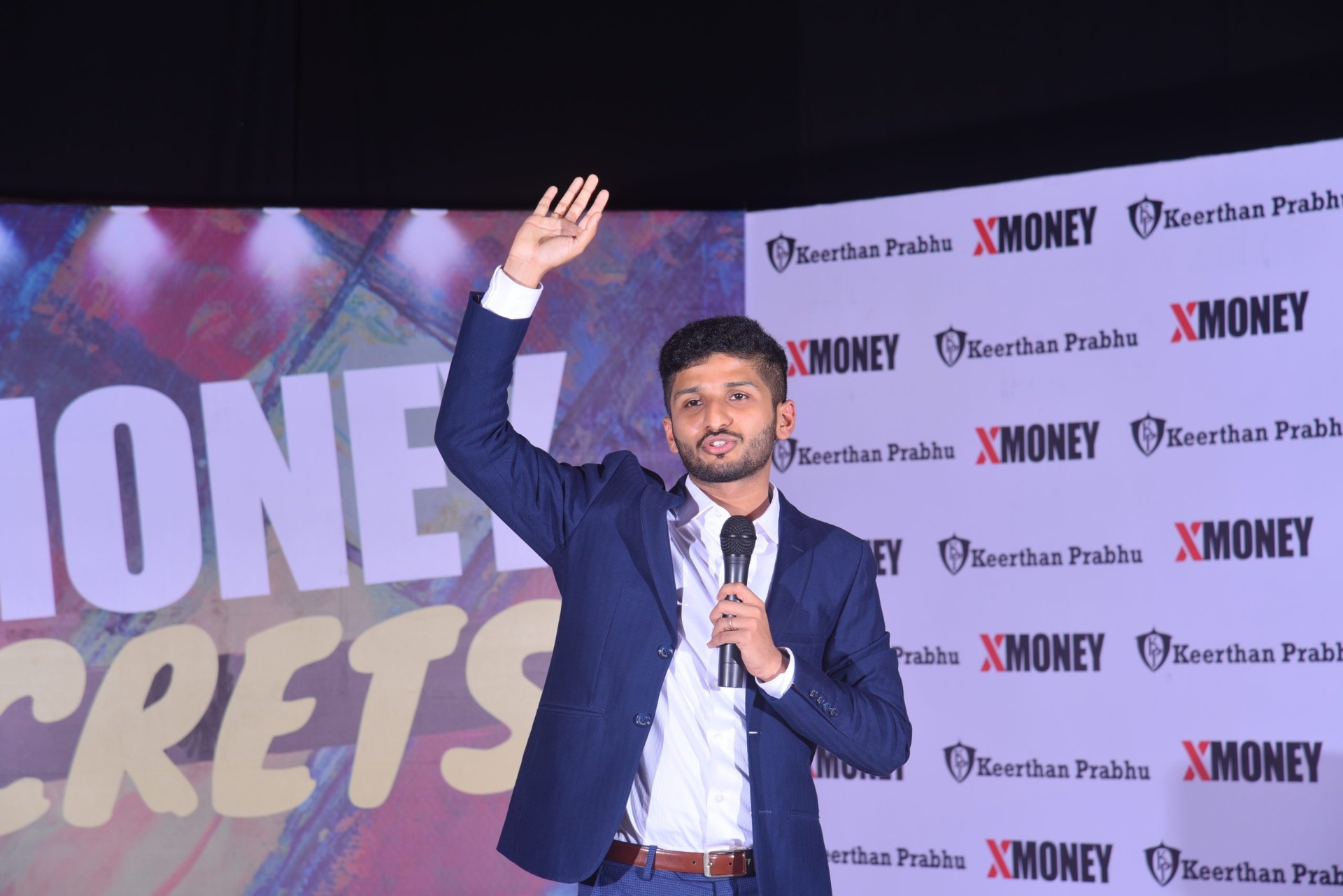 Keerthan Prabhu on stage